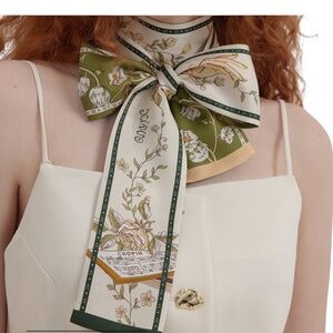 Mulberry Silk Skinny Scarf